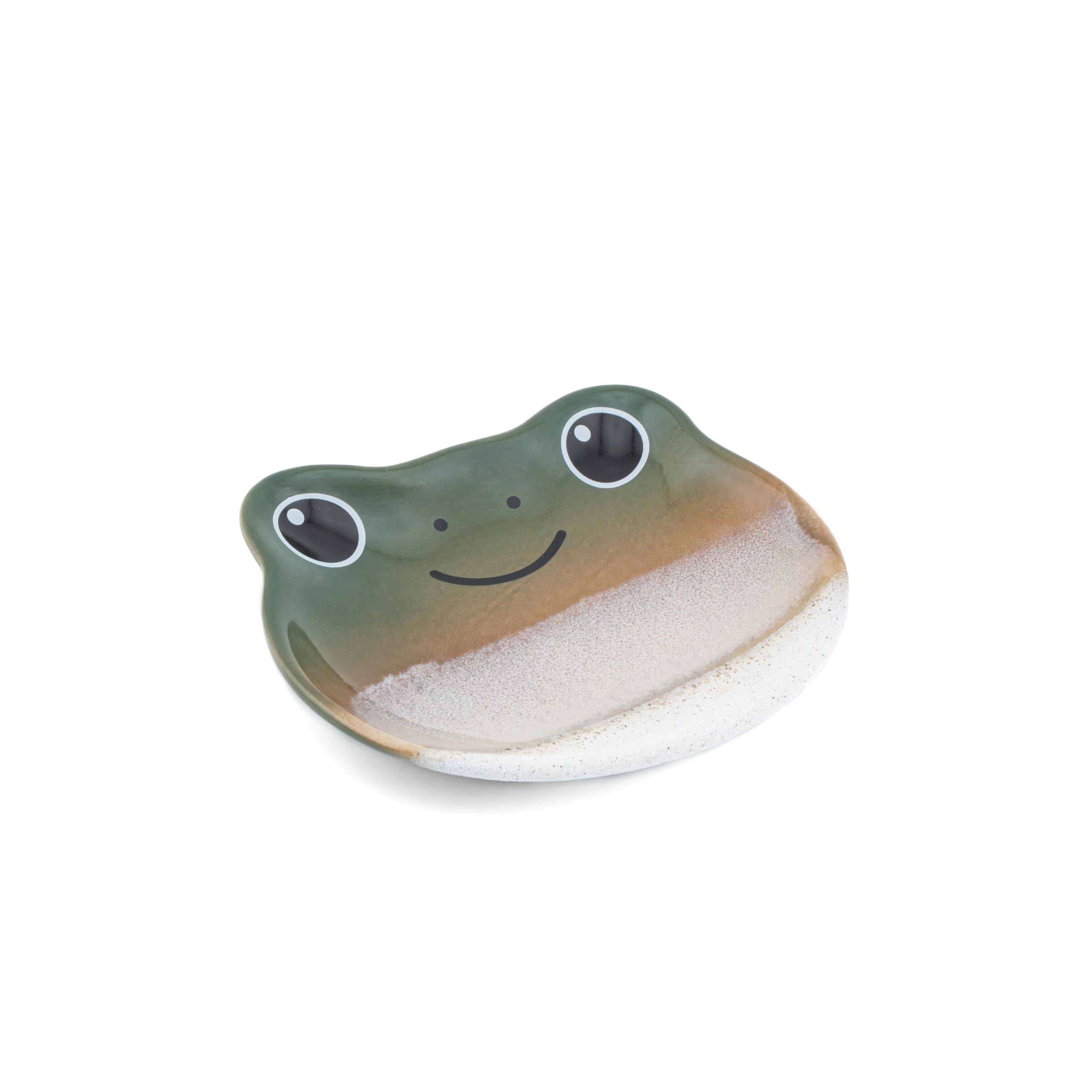 Sass & Belle Mojave Frog Trinket Dish - Decorative Ceramic Jewellery Tray, Trinket Tray or Jewellery Stand for Small Accessories, Unique Design from Sass and Belle