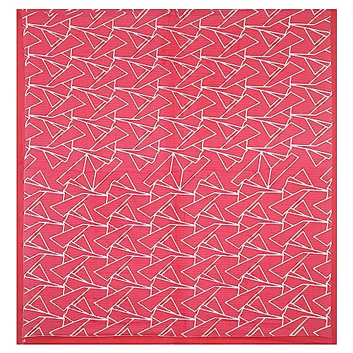 Image of RajasthaniKart Pure 100% Cotton Double Bed Sheet with 2 Pillow Covers (Bedsheet for Double Bed Cotton, Red,5286)