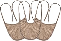 Vista 1 de Cubierta de estoma de cuello para traqueotomía, cubierta de laringectomía transpirable para cuidado de traqueotomía, suministros de cuidado Caqui