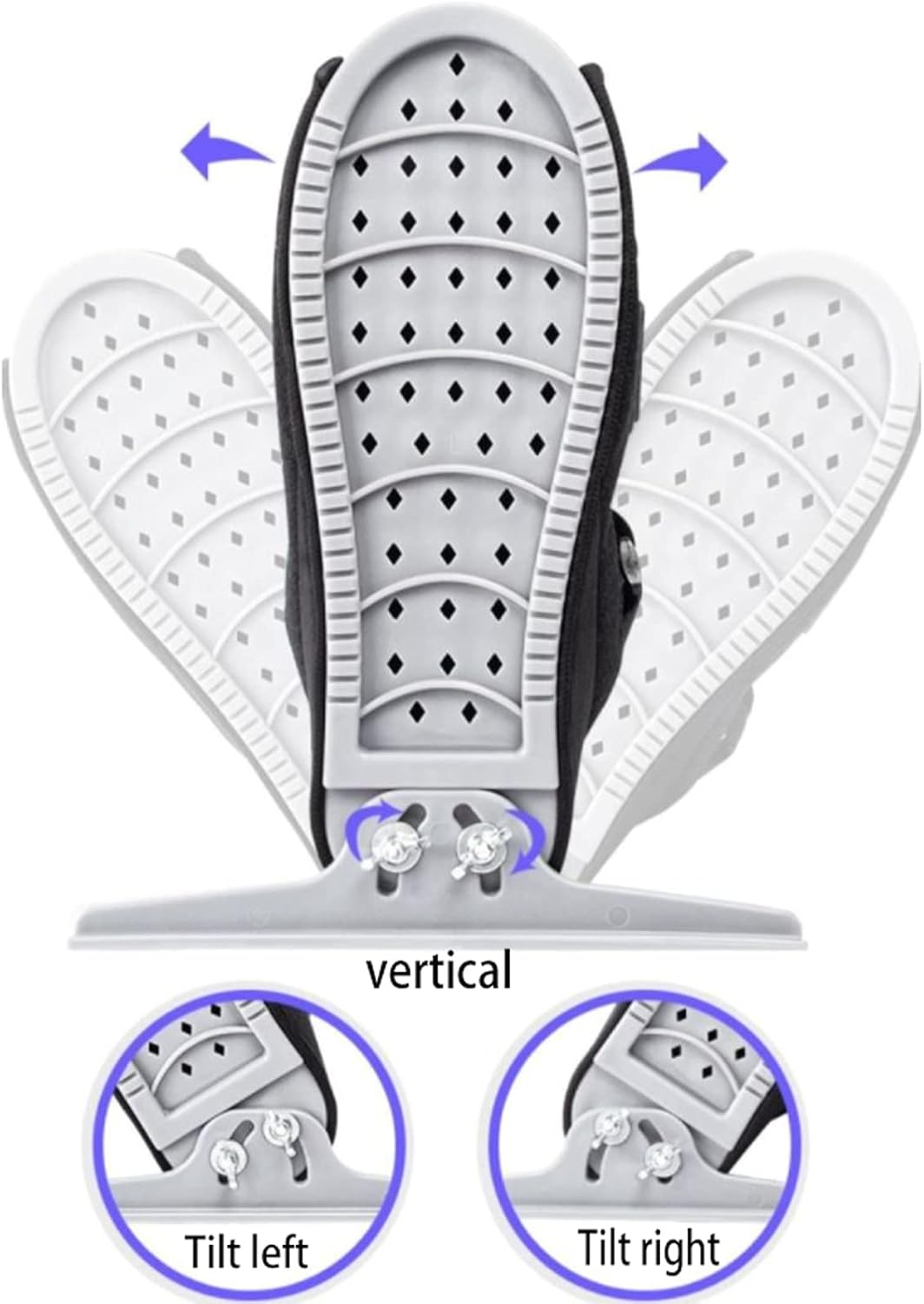 Fracture Orthosis Boot Foot Ankle Joint Fixation Breathable Ankle Orthopedic Brace Easy to Walk for Broken Ankle Sprain Postoperative Recovery(