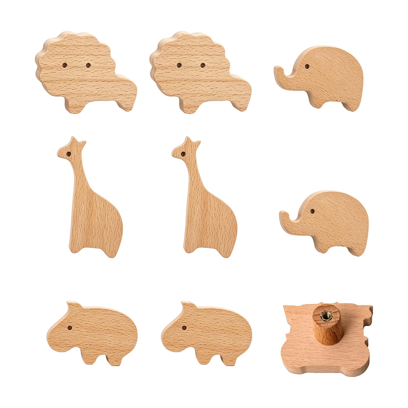 FEIHS 8 pcs Animal Shape Furniture Pull Handle,Sturdy and Durable — image 1