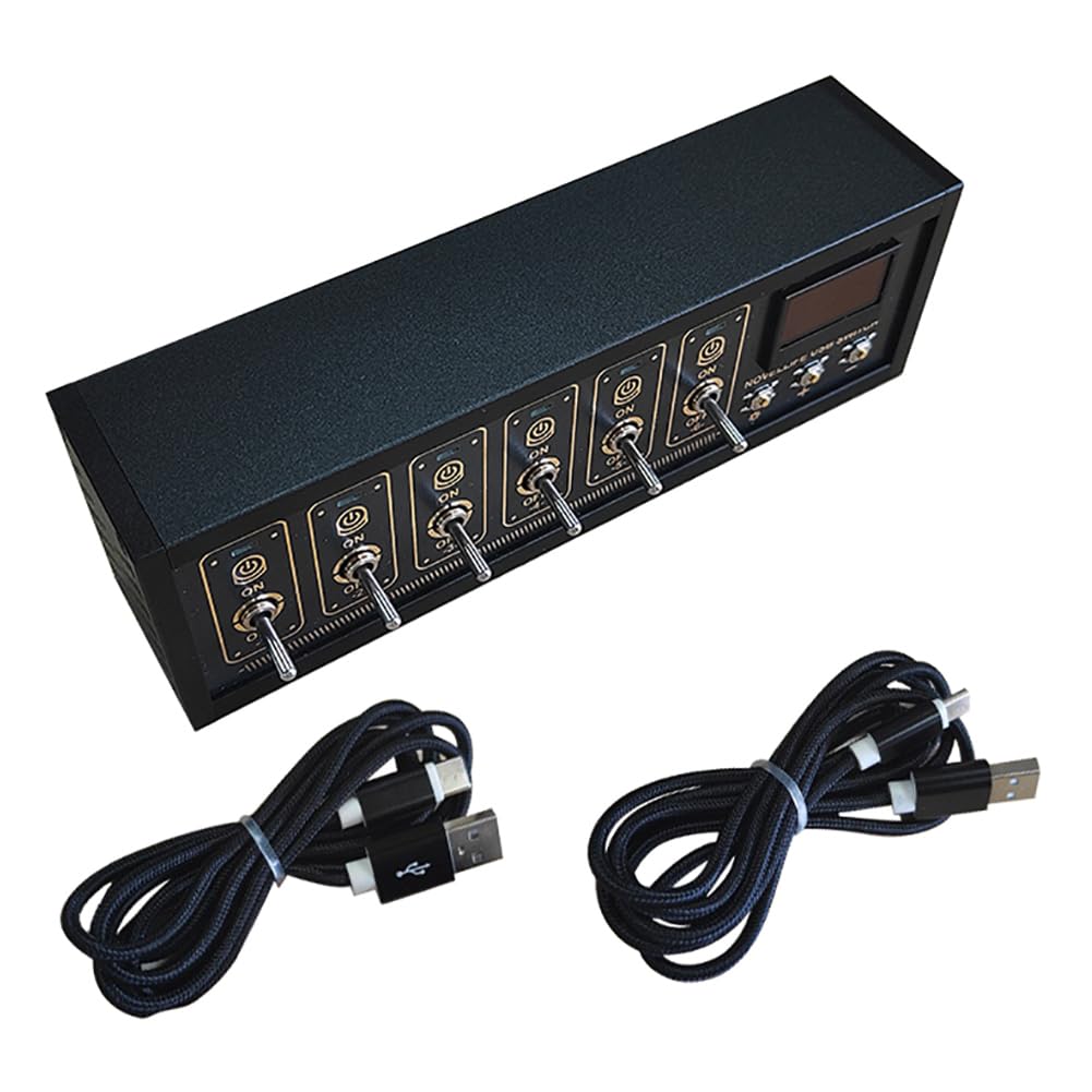 USB Hub Advanced Modular USB Hub with Voice Control Individually Switched OLED Display Customisable Lighting Data Transfer Features