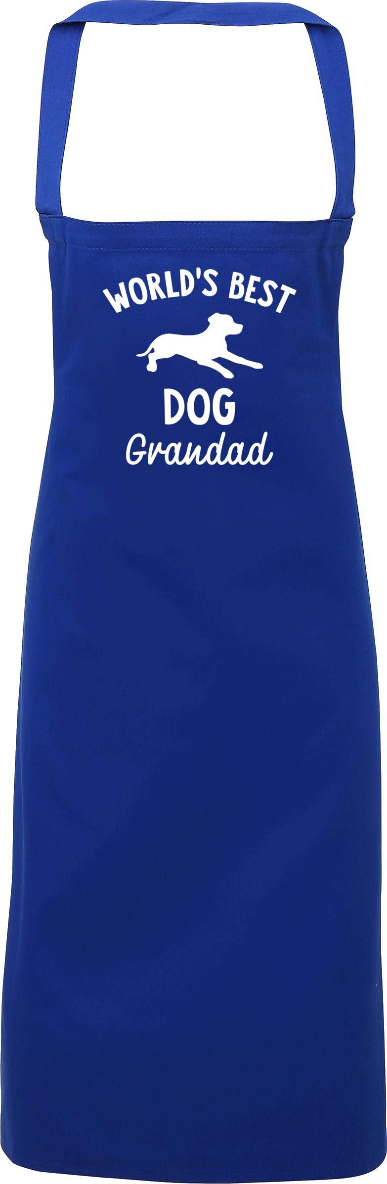 Hippowarehouse World's best dog grandad Apron kitchen cooking painting DIY onesize adult