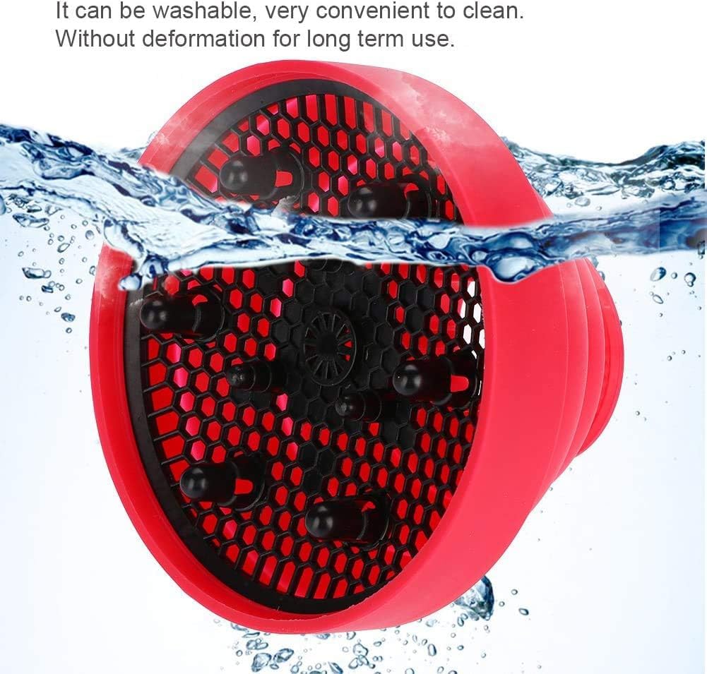 COSLUXE Hair Dryer Cylinder, Diffuser, Universal Hair Diffuser, Adjustable, Hair Diffuser, Hair Dryer, Foldable, Silicone for Curly Hair, Wavy Hair, Styling Hair Dryer, Diffuser, 3 61Wb4LodbgL. SL1001