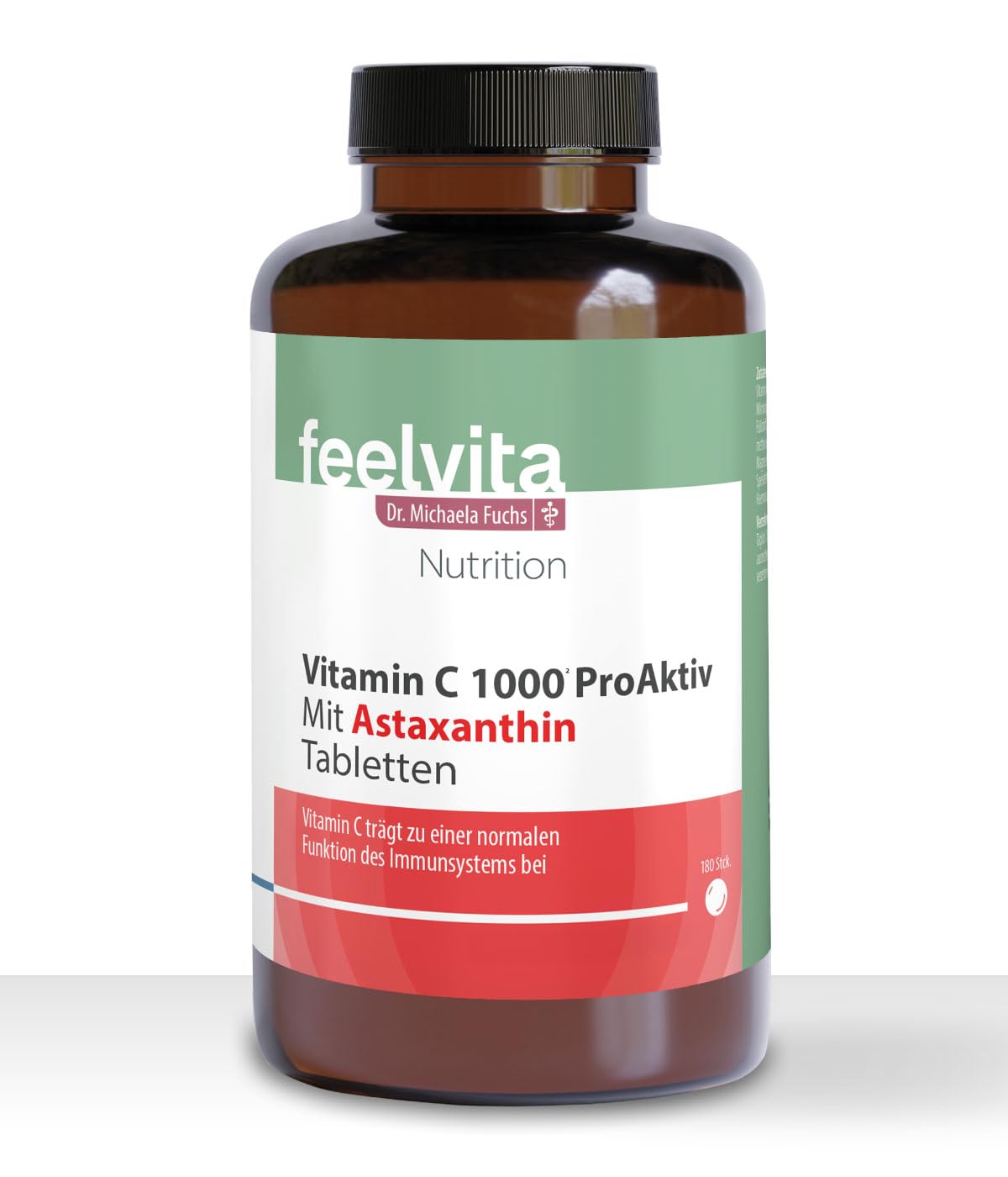 Genius Feelvita Nutrition Vitamin C 1000 ProAktiv m.Astaxanthin 180