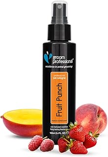 GROOM PROFESSIONAL Fruit Punch Hundeparfüm - Hundeparfüm-Spray - Frisches Duftspray für Hunde Gegen Geruch - Tropischer Duft - Fruchtiger Duft - Perfekt für Zwischen den Waschgängen, 100ml product image