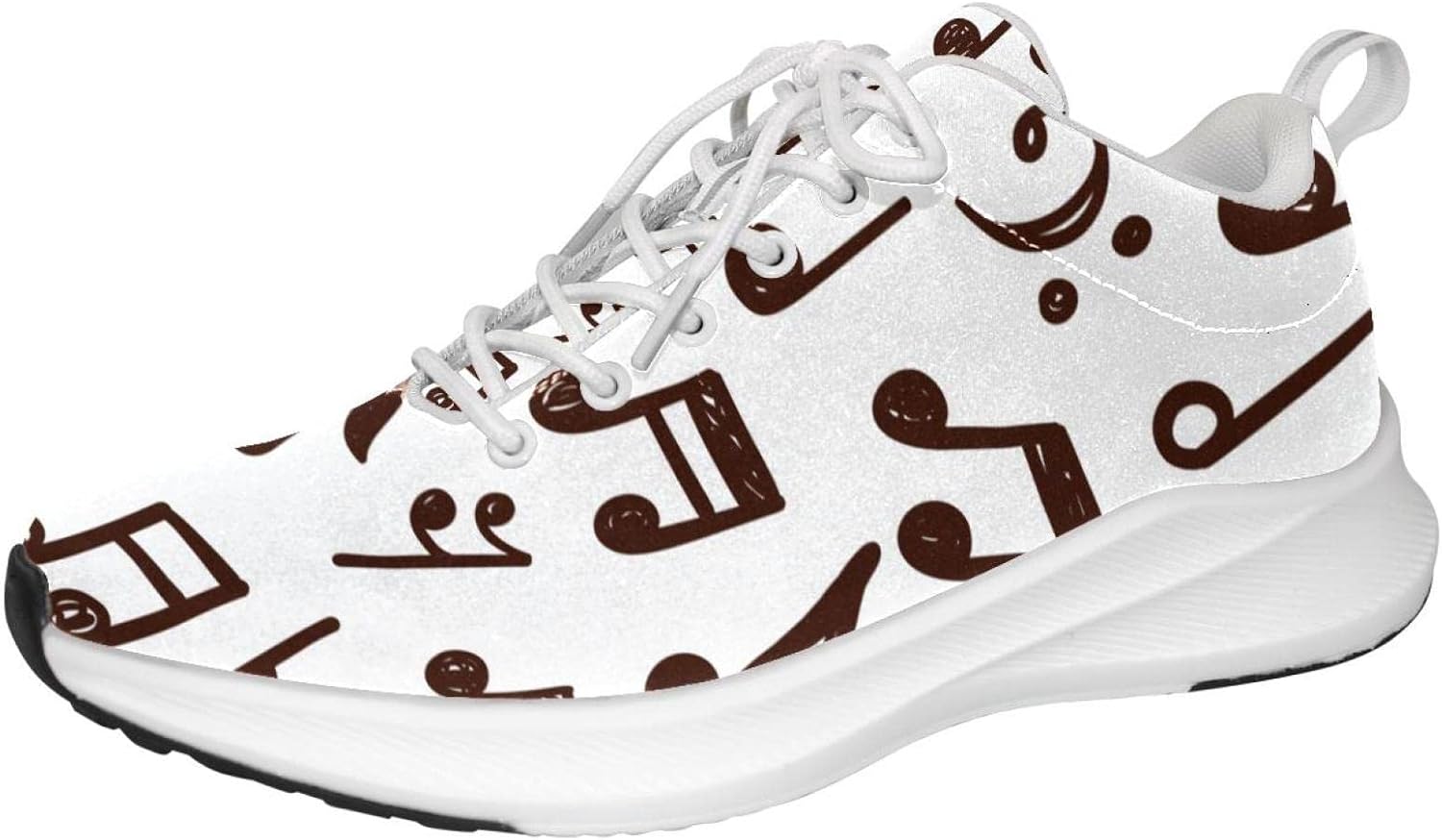 Music Note Personalisierte Sneakers Leichte Wanderschuhe Laufen