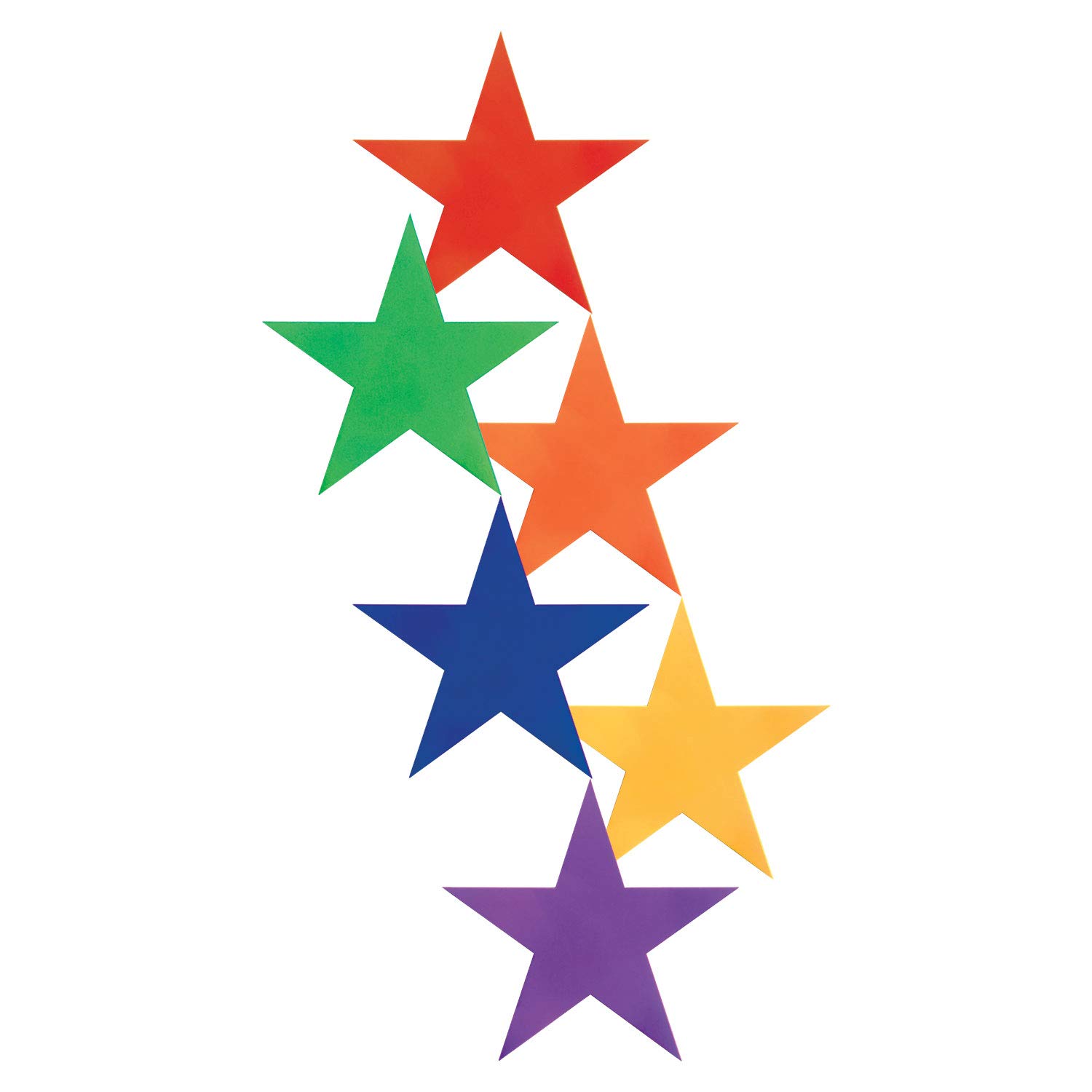 Champion Sports9-Inch Poly Star Marker Set, Multicolor, 1 Count (Pack of 1)