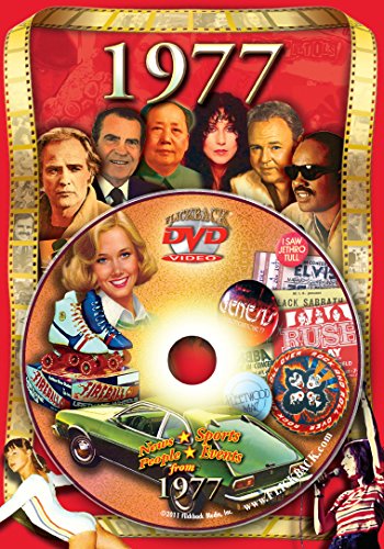 Flickback 1977 DVD Greeting Card: 1977 Birthday Gift or Anniversary Gift