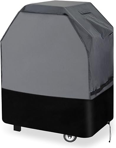 Cubierta de parrilla resistente de 32 pulgadas, 600D Oxford resistente al agua, resistente a los rayos UV y a la decoloración, para parrilla Weber