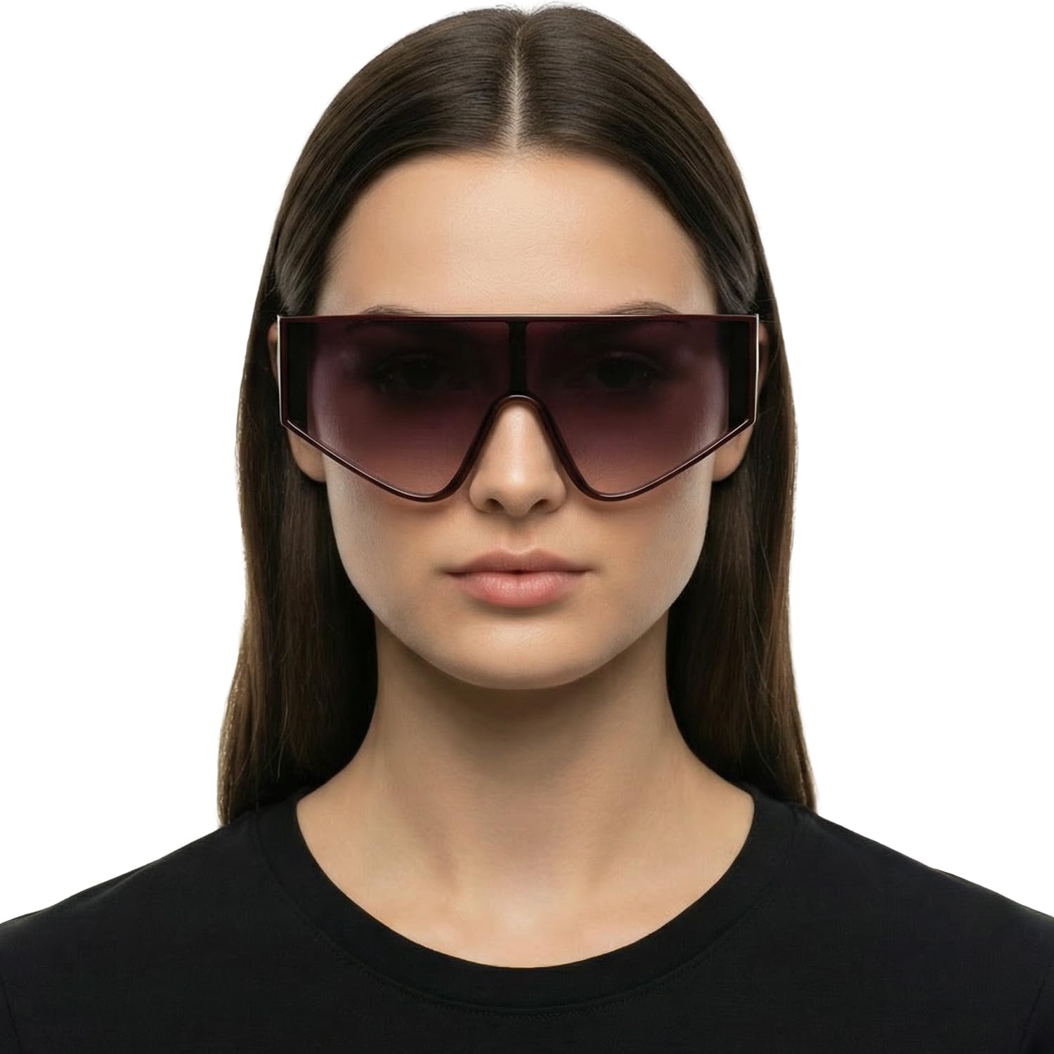 KARL LAGERFELD Damen-Sonnenbrille im Maskenstil aus Acetat KL6209S