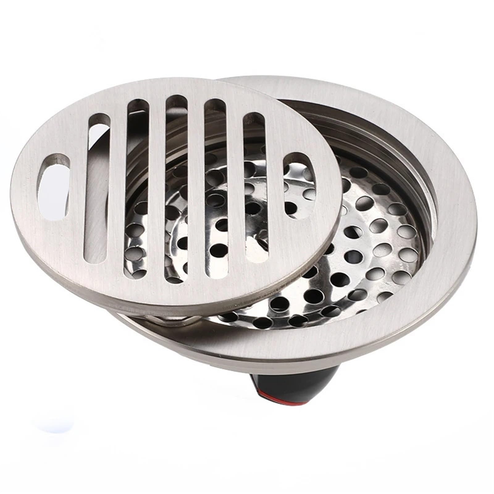 Couvercle de filtre de douche anti-engorgement en inox 304 pour salle de bain