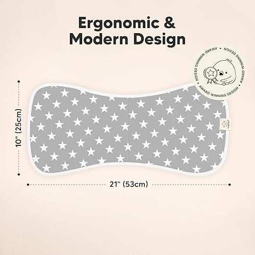 Vista 173 de Paños orgánicos para eructos para bebés niños y niñas, paquete de 5 paños de algodón súper absorbentes para bebés, trapos suaves y afelpados