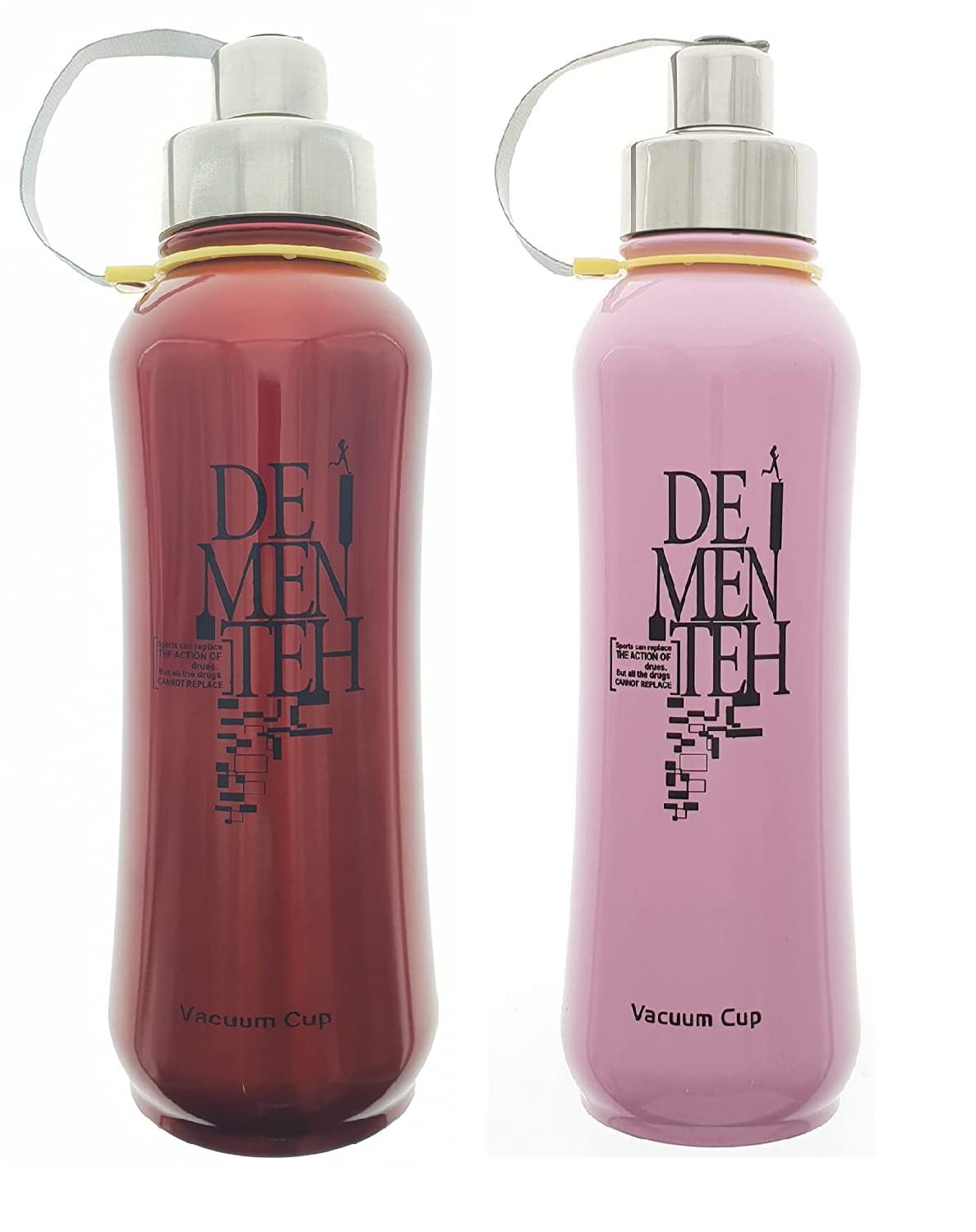 Husker® 800 ml Double Layer Vacuum Flask Sipper Multicolor (Set of 2, Assorted).