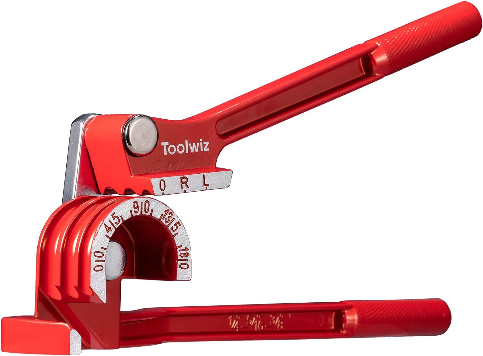 3-in-1 Tubing Bender 5/16 1/4 3/8 Inch 180 Degree Manual Tube Bending Tool for DIY Refrigeration Copper Brass Aluminum Pipe Bender Tool – Red