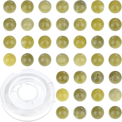 Miniatura 31 de 100 cuentas redondas sueltas de ónix negro natural de 0.315 pulgadas para fabricación de joyas con cordón elástico de cristal Ónix negro,Cristales