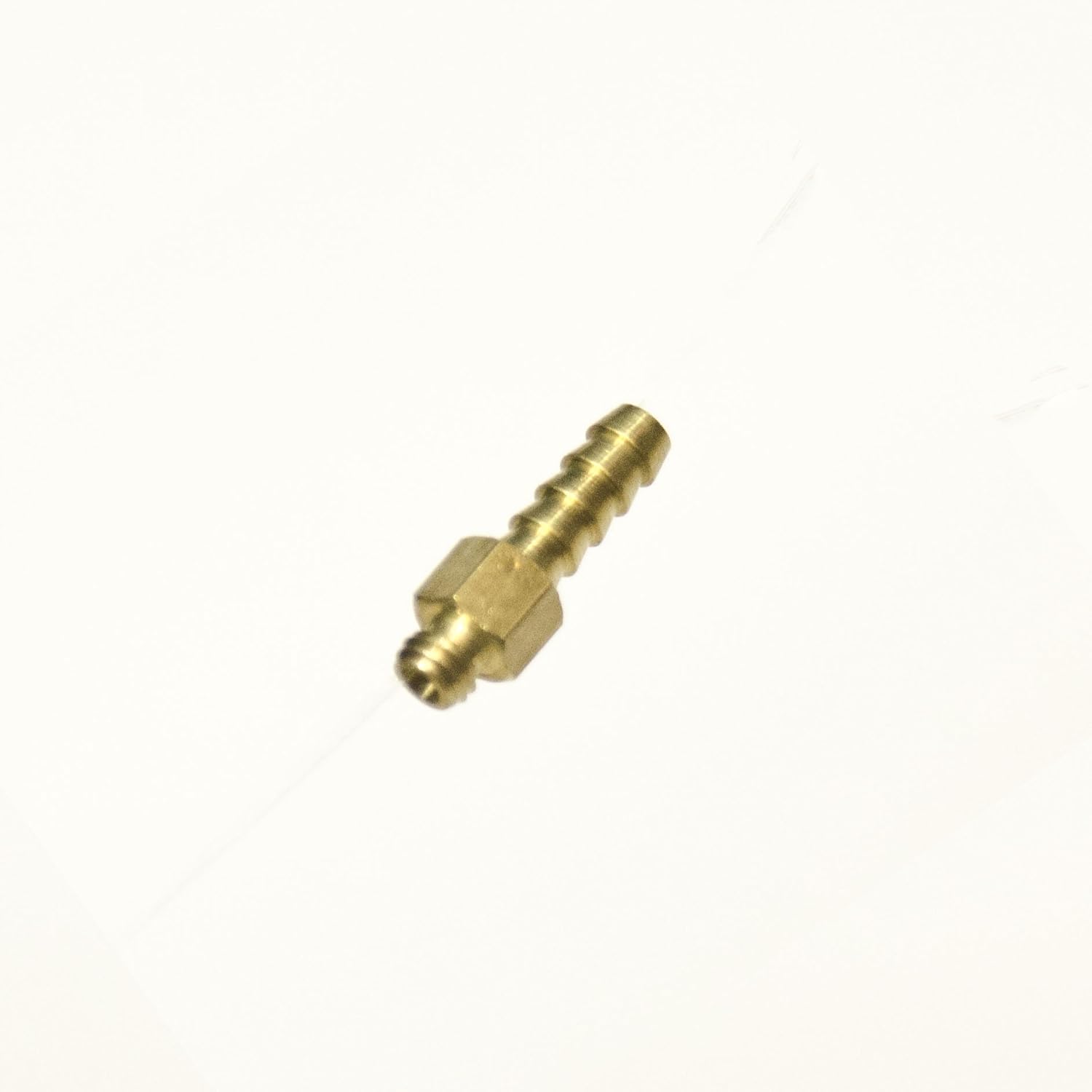 FasParts 1/8" Hose ID/Hose Barb to 10-32 UNF Male Straight Brass Fitting Fuel/Air/Water/Boat/Gas/Oil WOG 250F 1000