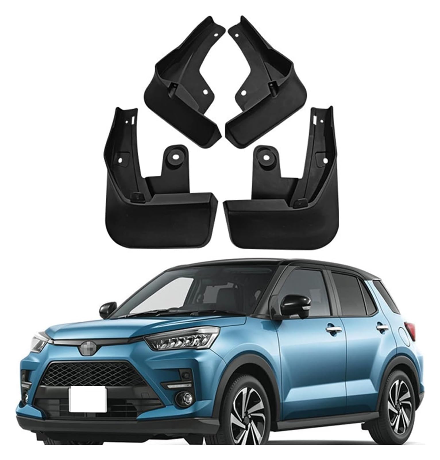 トヨタ ライズ マッドガード 穴あけ不要 トヨタ ライズ マッドガード 穴あけ不要