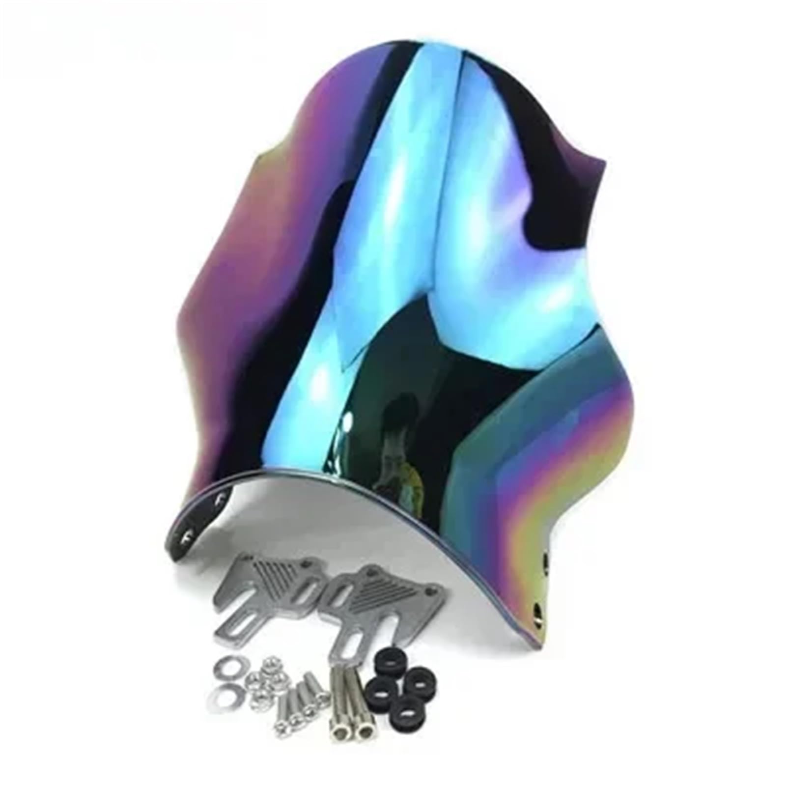Deflektor motocykla Do Suzuki Bandit GSF 600 Szyba przednia Szyba przednia 1200 GS500 GSX1100G VX800 Do Hornet CB400CB900CB919CB250 CB400SF(Chrome)