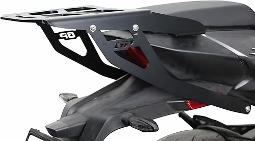 Miniatura 5 de GP Kompozit Portaequipajes trasero negro compatible con Bajaj Dominar 250 / Dominar 400 2017-2023