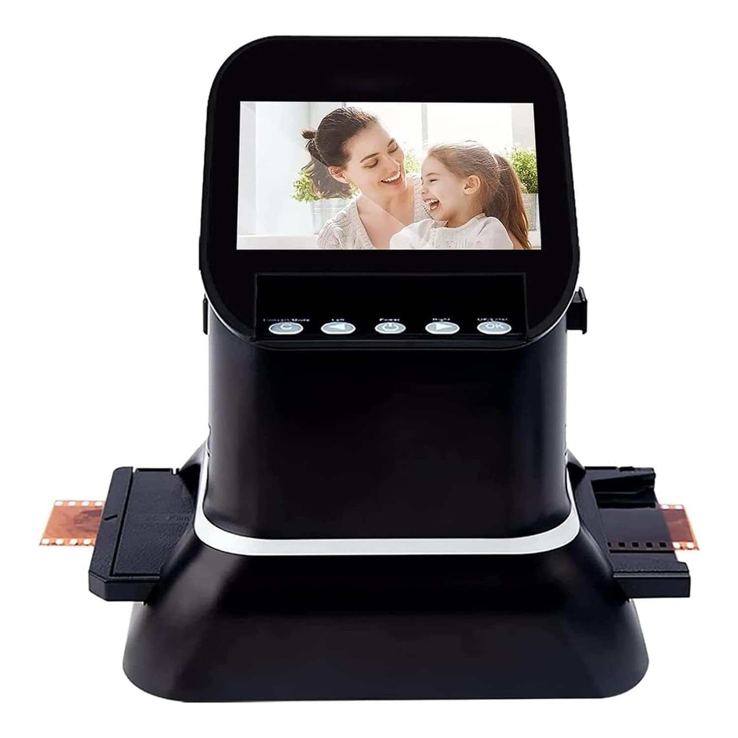 Dispositivo Digitale da Viaggio per Famiglie, Digitalizza Pellicole Medio Formato 120, Microfiche E Negativi Comuni, Semplice da Usare Durante Le Gite E Gli Spostamenti