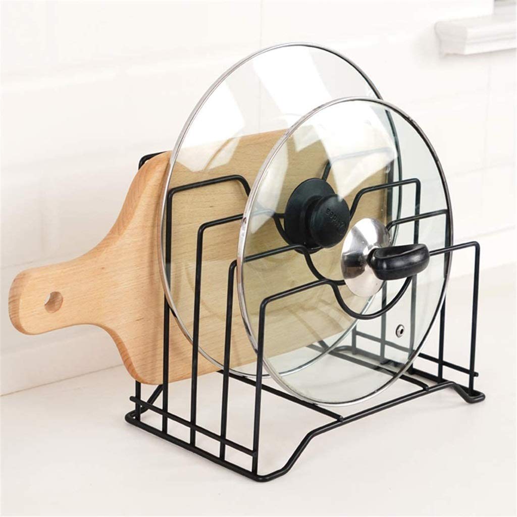 Soporte para Tapa de Olla, Estante para Platos de Almacenamiento, Organizador para Tabla de Cortar, Utensilios de Cocina para Hornear, Cubierta para Tapa de sartén