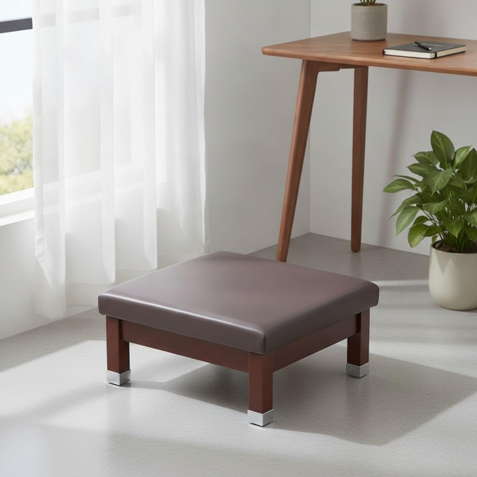 Banco Meditación Resistente | Portátil, Taburete para Arrodillarse, Oración, Café