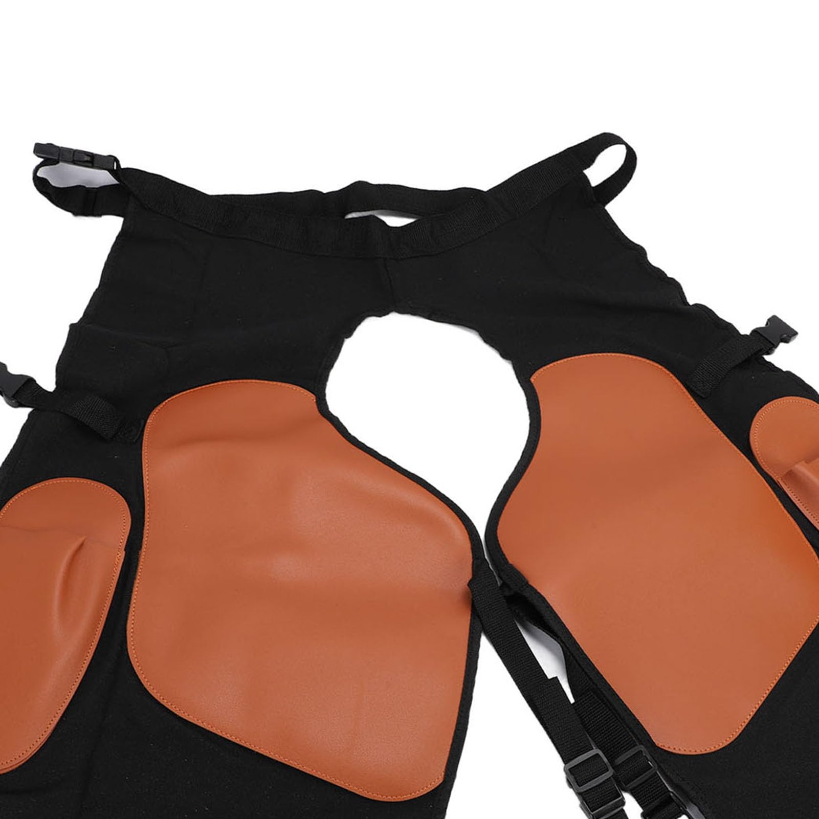 Cryfokt Tablier de Maréchal-ferrant équin, Toile Réglable Résistante à L'usure avec Revêtement en Cuir Fendu PU, Protection Complète pour la des Sabots et le Ferrage des Chevaux