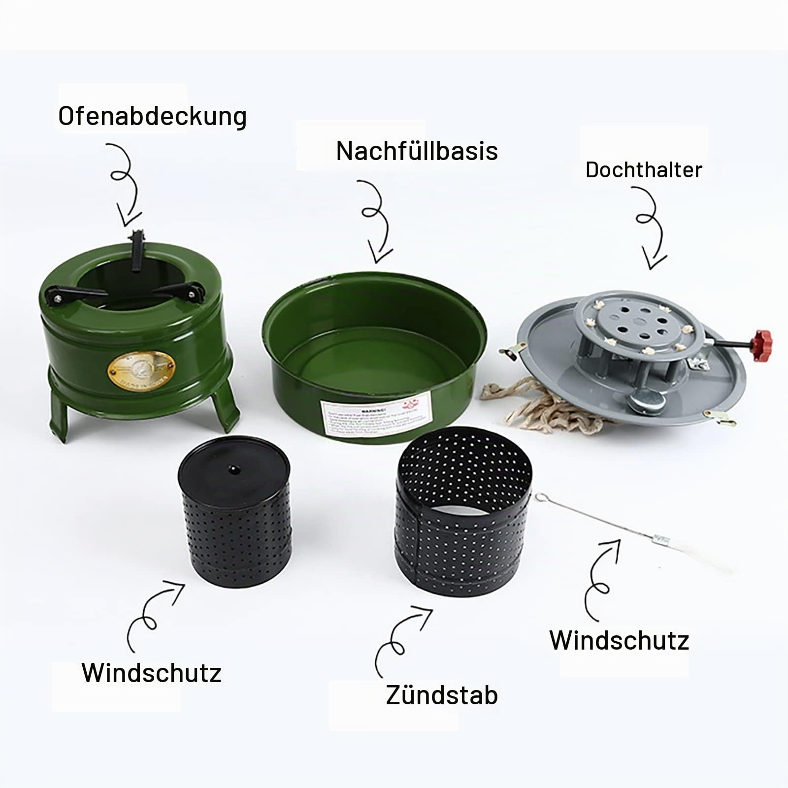 Petroleumofen für Innenräume Kleiner Tragbarer Outdoor-Camping-Camping, Petroleumheizung Petroleumkocher Heizung Ohne Strom innen Zelt Angeln Nach Hause Mobile