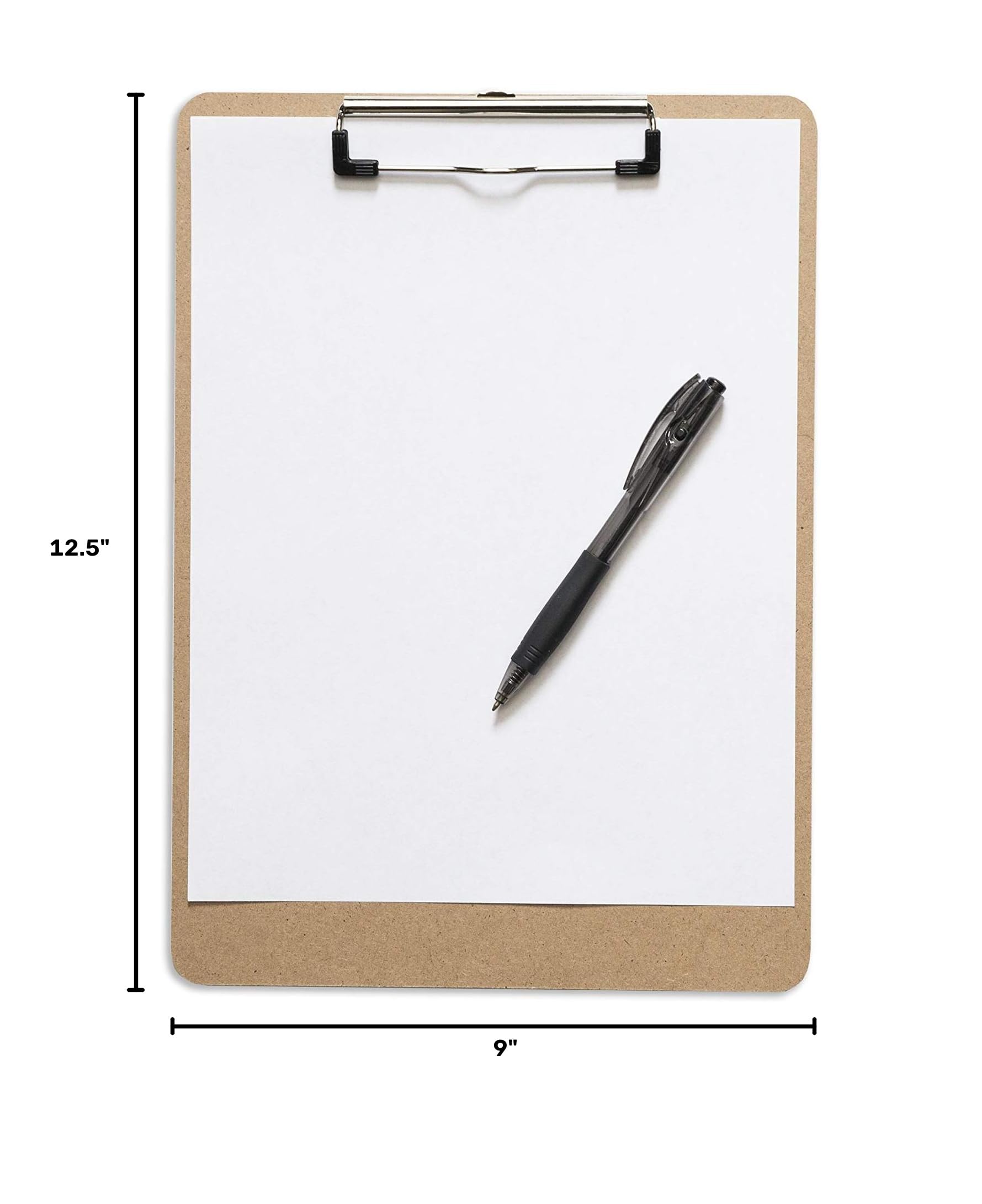 30 Hardboard Clipboards - Durable & Reliable -9 30 Hardboard Clipboards - Durable & Reliable -9