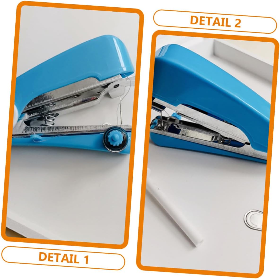 Housoutil 4pcs Handheld Sewing Machines Portable Mini Sewing Tools for Quick Repairs Durable Construction for DIY Crafts Mending Lightweight Easy to Use