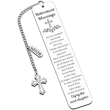 Christian Retirement Gift for Woman Men - Retirement Blessings Bookmarks | Happy Retirement Gifts for Women Employee Friends Retired 2026 Teacher Nurse Going Away Leaving Farewell Gift for Coworker