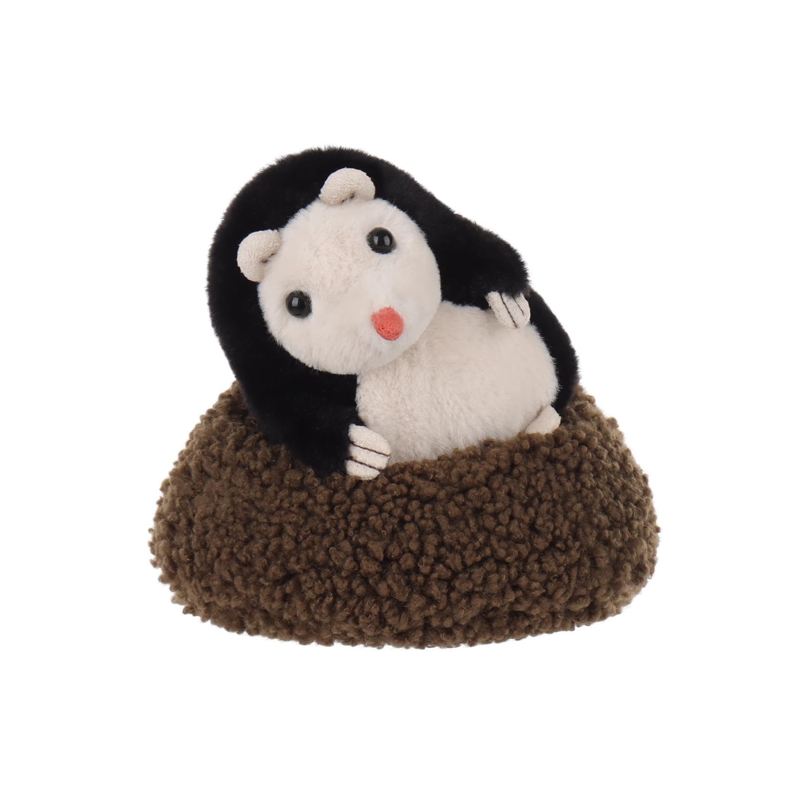 Apricot Lamb Curious Mole Plushies Stuffed Animals for Kids Soft Cute Plush Toys for Baby Girl and Boy Fluffy Curious Mole Brown - Image 4