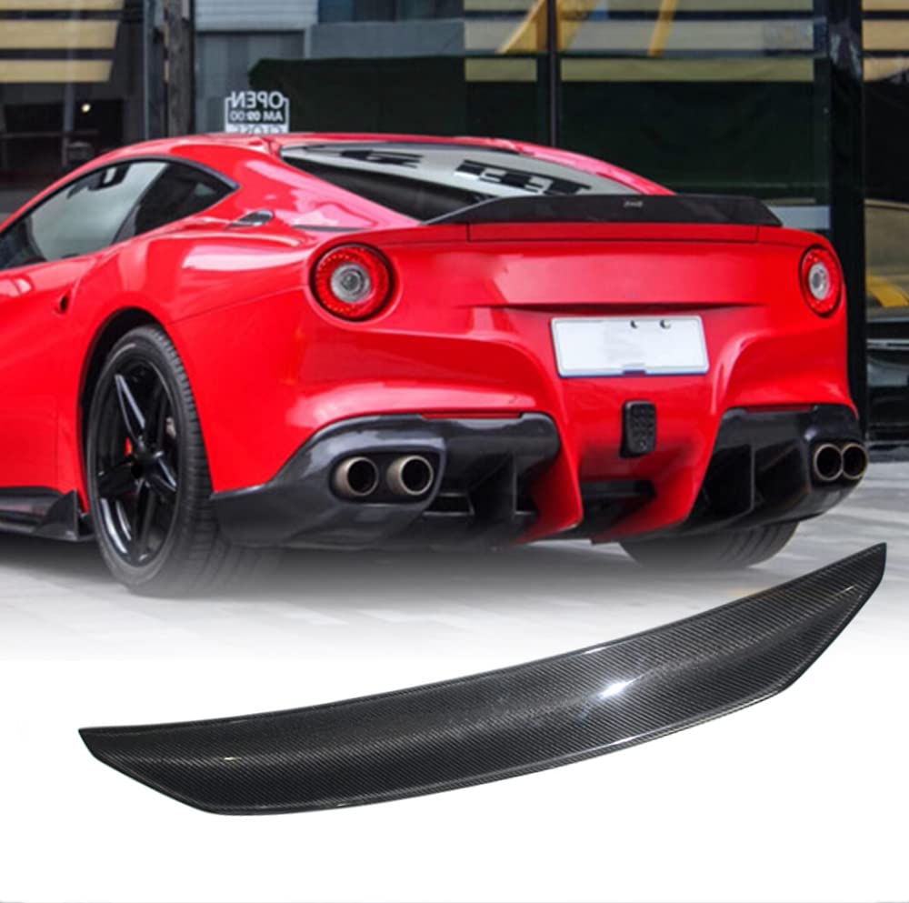Amazon.com: Carbon Fiber Rear Trunk Spoiler for Ferrari F12 