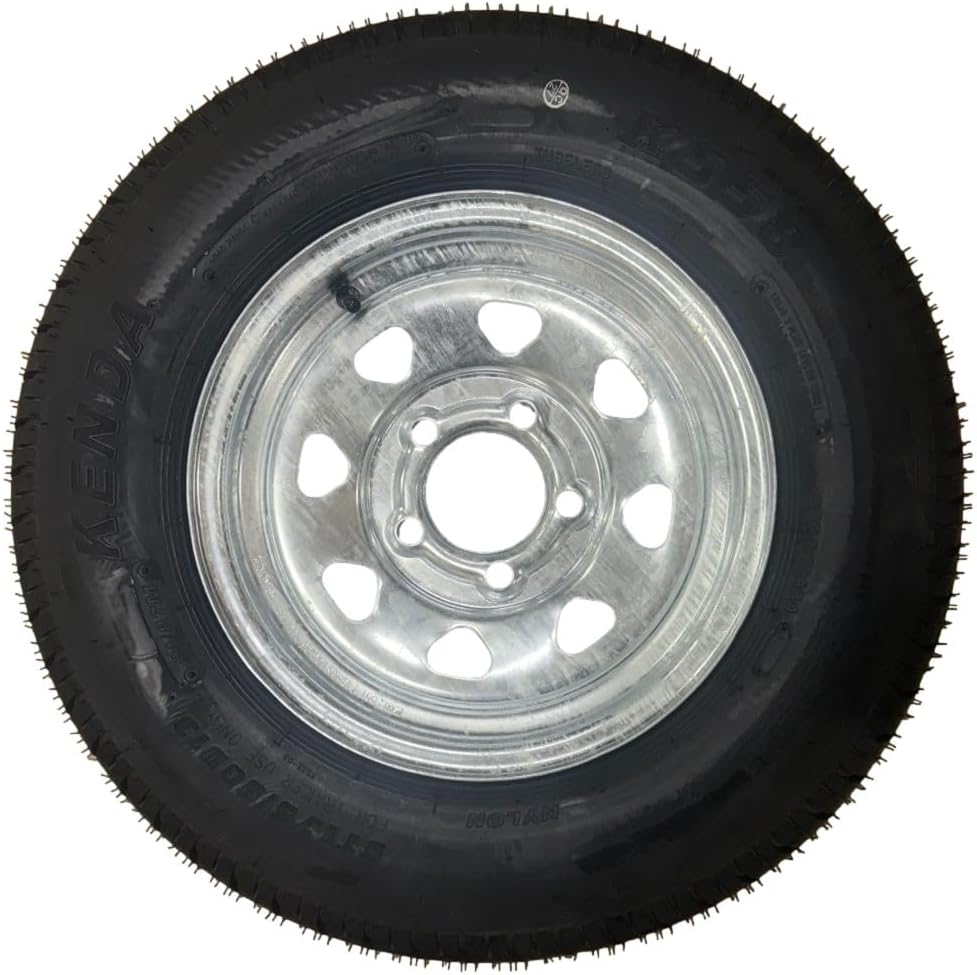 ST175/80D13 | Trailer Tire | Galvanized Spoke | Load Range C | 5 on 4.5" Bolt Pattern