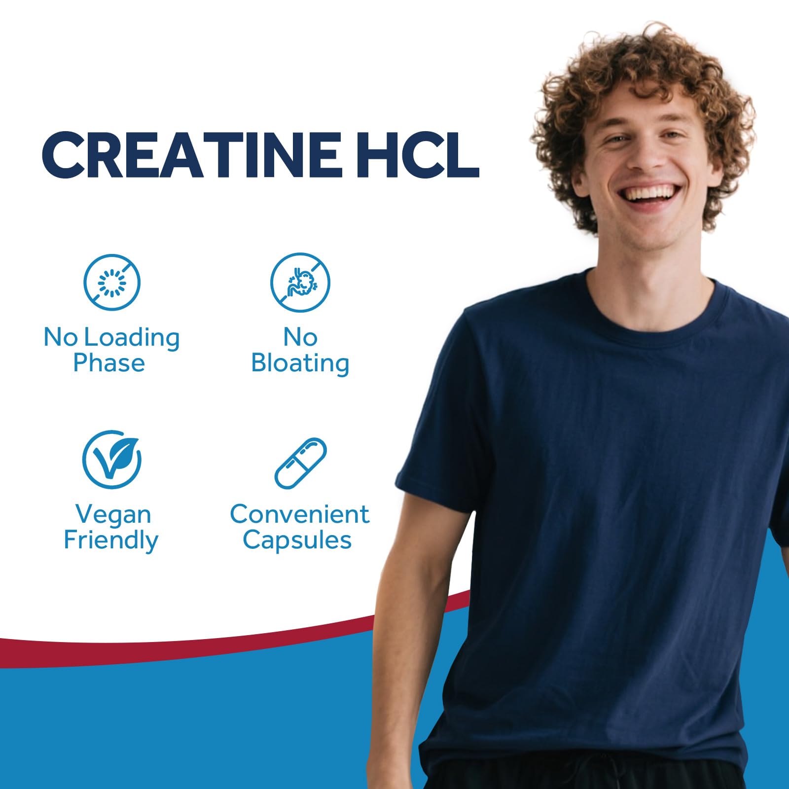 Doctor's Recipes Creatine HCl Capsules, 750 mg, Creatine Hydrochloride for Women & Men, Strength & Recovery, Brain Health, Fast Absorbing, Vegan, 90 Capsules — Amazon image 6