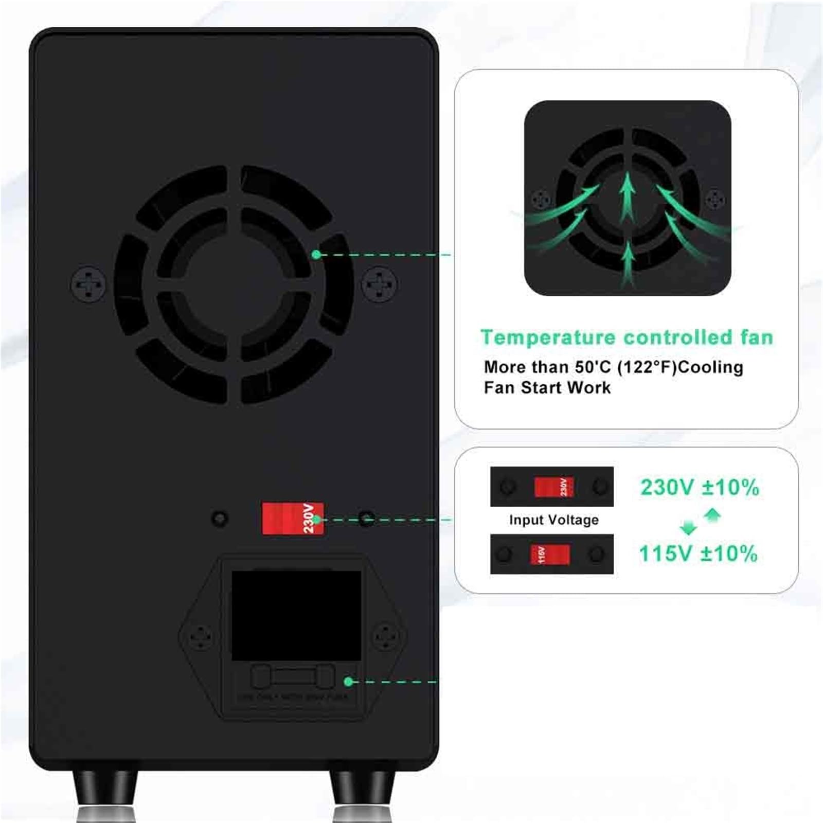 Fuente De Alimentación CC Laboratorio Ajustable, Banco, Regulador Voltaje Estabilizado E Interruptor For Reparación, Alta Precisión(GA305H(0-30V/0-5A))