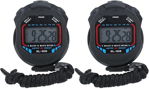 STOBAZA Cronómetro profesional de 2 piezas con temporizador de movimiento profesional, multifunción, temporizador deportivo digital con función