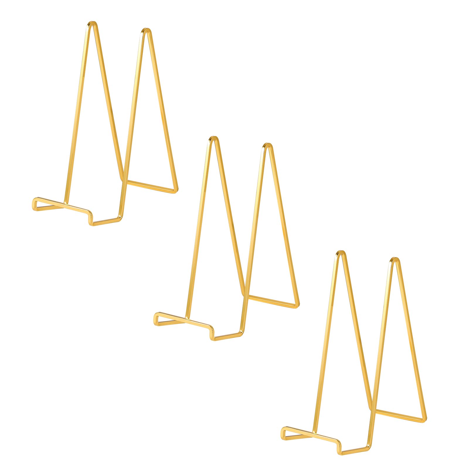 Photo 1 of DIDUDIDU Large Plate Holder Display Stand - 12 inch, Gold