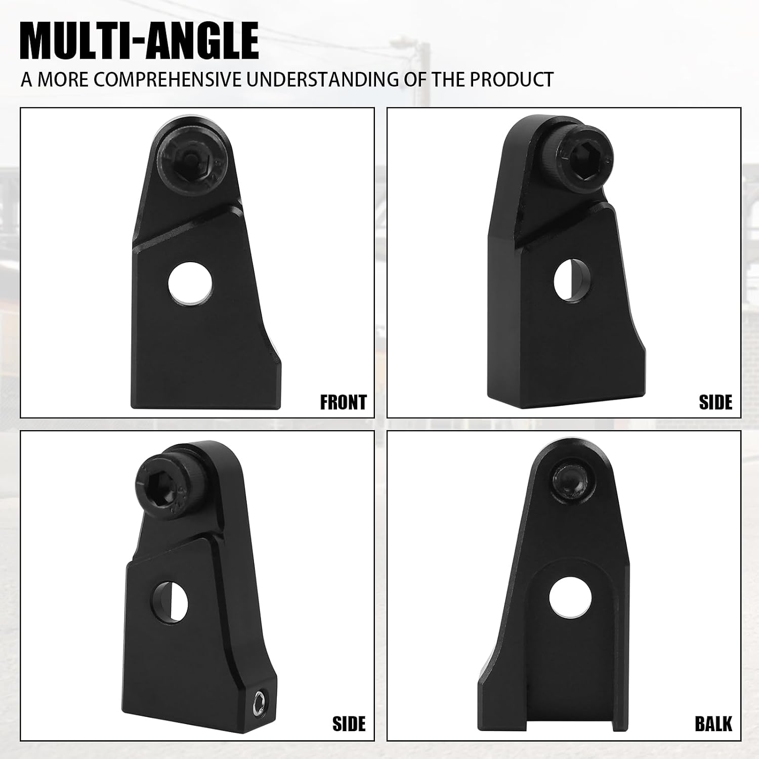 H RUO Motorcycle Shift Neutral Gear Assist Kit Aluminium for Harley Touring Road King Street Glide FLHT Dyna Softail Fatboy Twin Cam (Black)