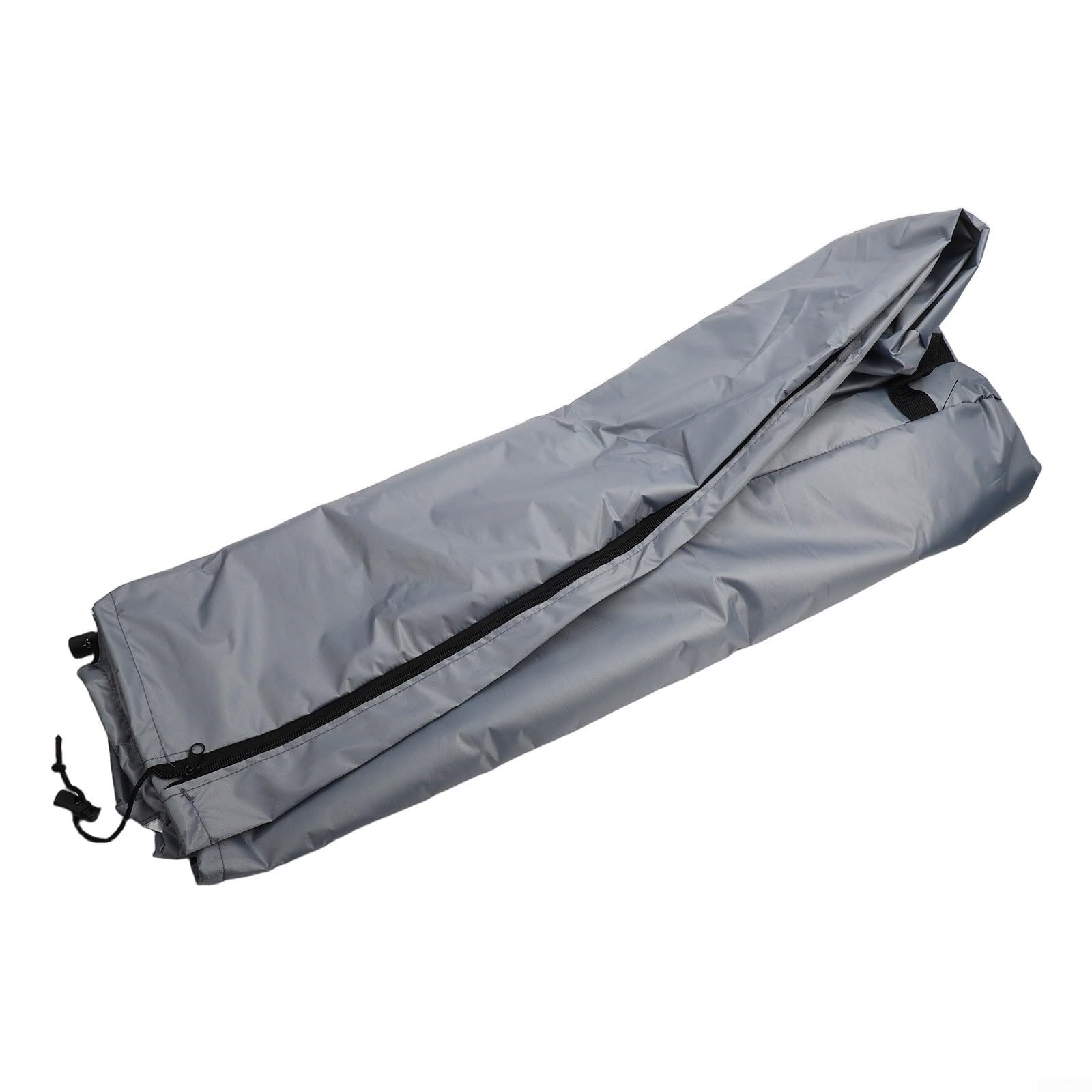 RichVibe Strapazierfähige Outdoor-Kühlschrankabdeckung aus 210D-Oxford-Gewebe mit wasserdichter Beschichtung, elastischer Saumkordel und Schnallenriemen für sicheren Sitz, zwei Front-Reißverschlüsse
