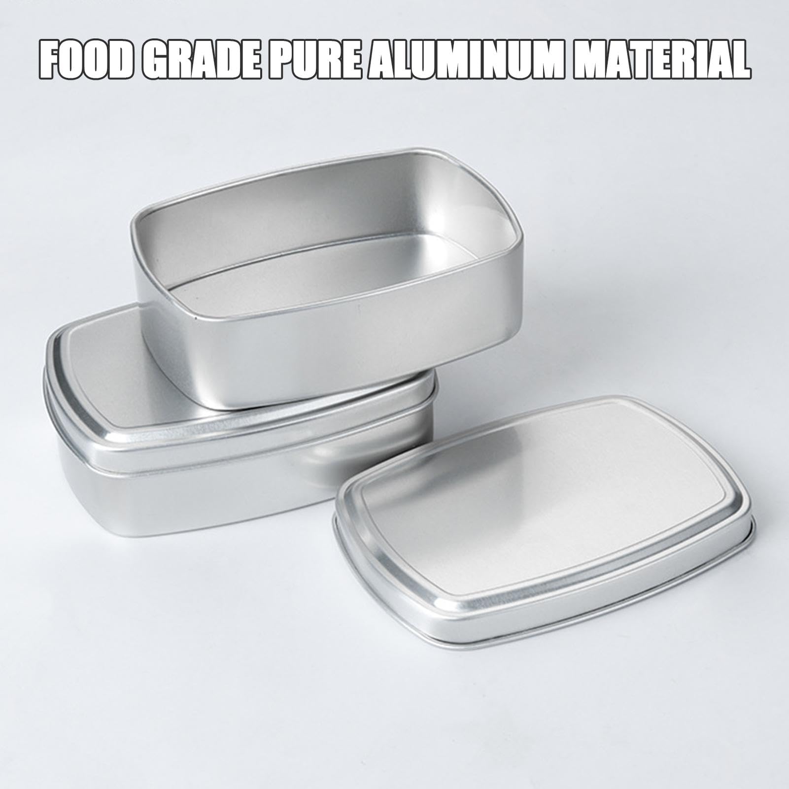 Feste Seife 2 Stück Seifendose Reise Aus Aluminium Produktbild-Vorschau 4