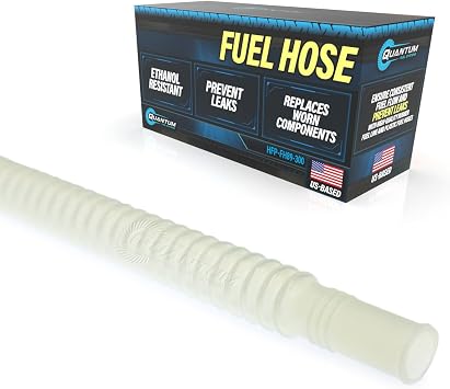 QFS Clear Corrugated Fuel Hose for In-Tank Fuel Systems