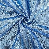 ★ Material: material de lentejuelas redondas de alta densidad de 3 mm y el respaldo es tela de malla. La tela de lentejuelas de ancho es de 125 cm