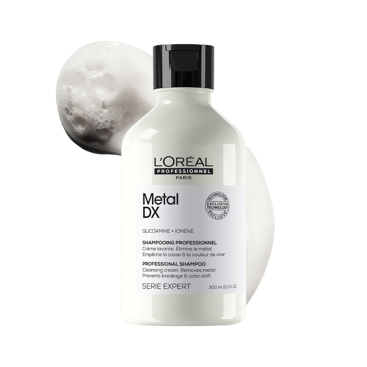 l'oréal professionnel paris L’Oréal Professionnel Metal DX Anti-Metal Sulfate-Free Cleansing Cream Shampoo - 300ml | Professional Shampoo for Less Breakage, Get Strong & Shiny Hair | With Glicoamine | For Men & Women-picture-27