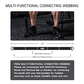 INNSTAR Resistance Bands Accesories Exercise Bands Attachment for Home Gym Workout Full Body Workout (Multifunctional Strap)