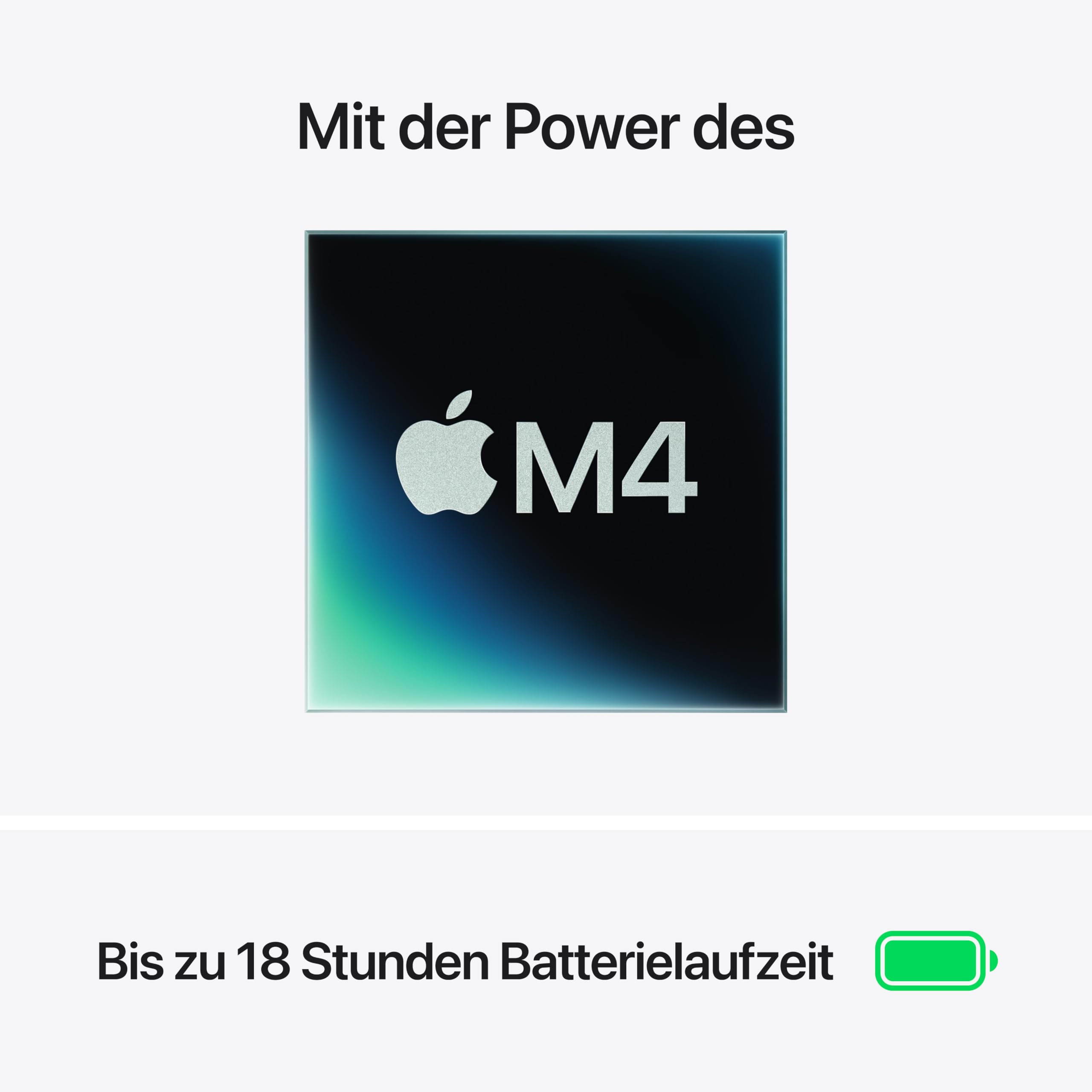Apple MacBook Air (15", Apple M4 Chip mit 10‑Core CPU und 10‑Core GPU, 16GB Gemeinsamer Arbeitsspeicher, 256 GB) - Himmelblau