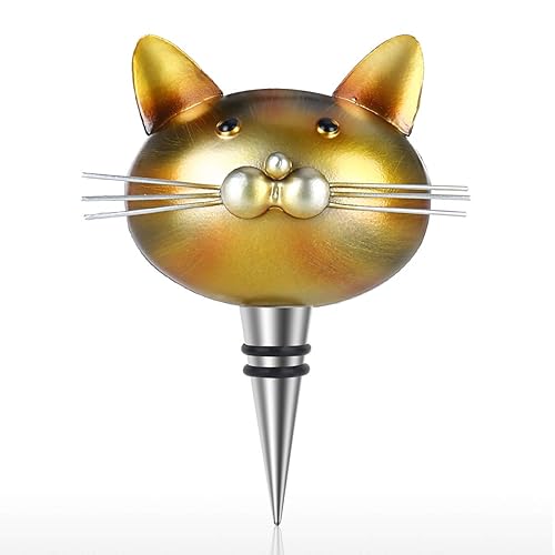 Cat Wine Bottle Stopper Metal Beverage Bottle Plugs Best Gift