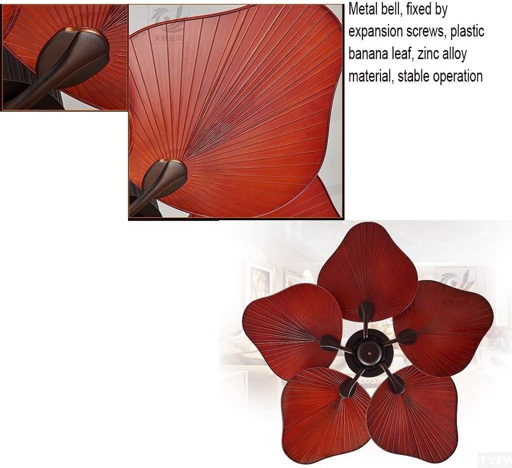 Fan Light Ceiling Fan Restaurant Lighting Ceiling Fan Light Living Room Bedroom Ceiling Fan Household Fan Retro Fan Light Ceiling Fans with Lights