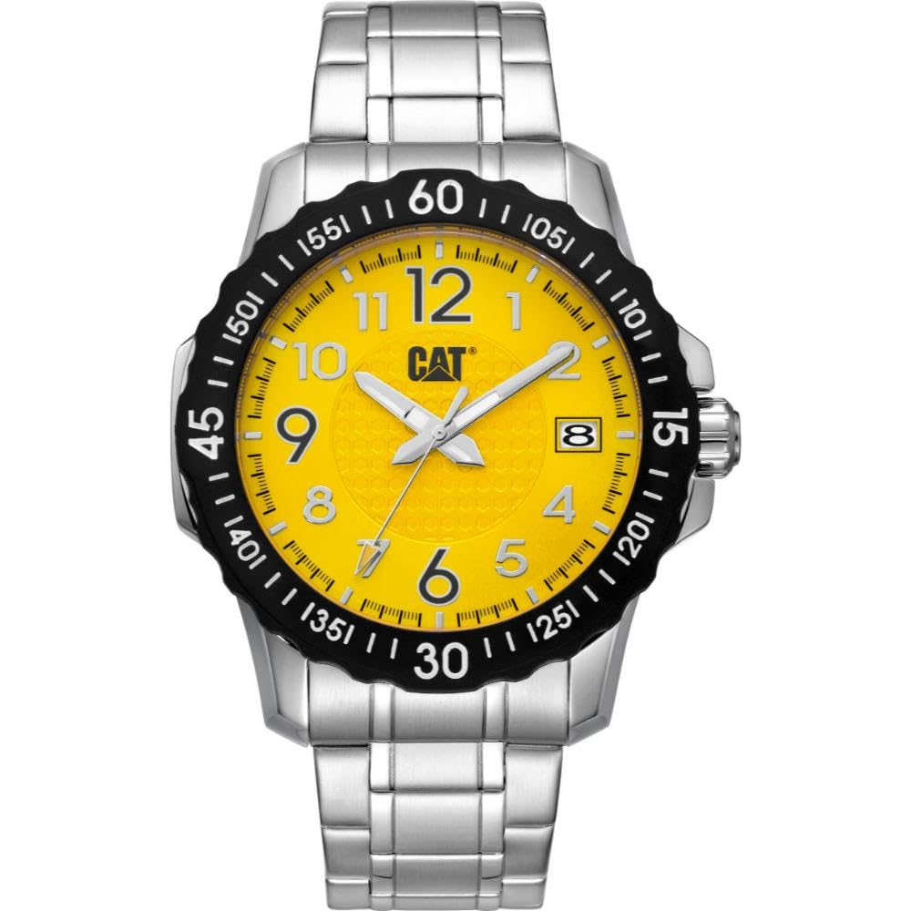 CATGroovy Men Watch, 44.5 mm case, Polycarbonate case, Silicone Strap